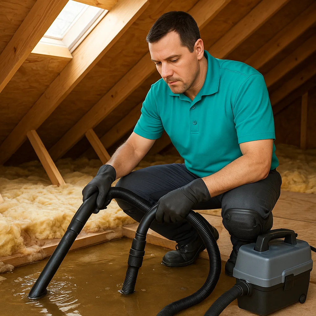 Water Extraction Dallas attic water extraction services - Dallas