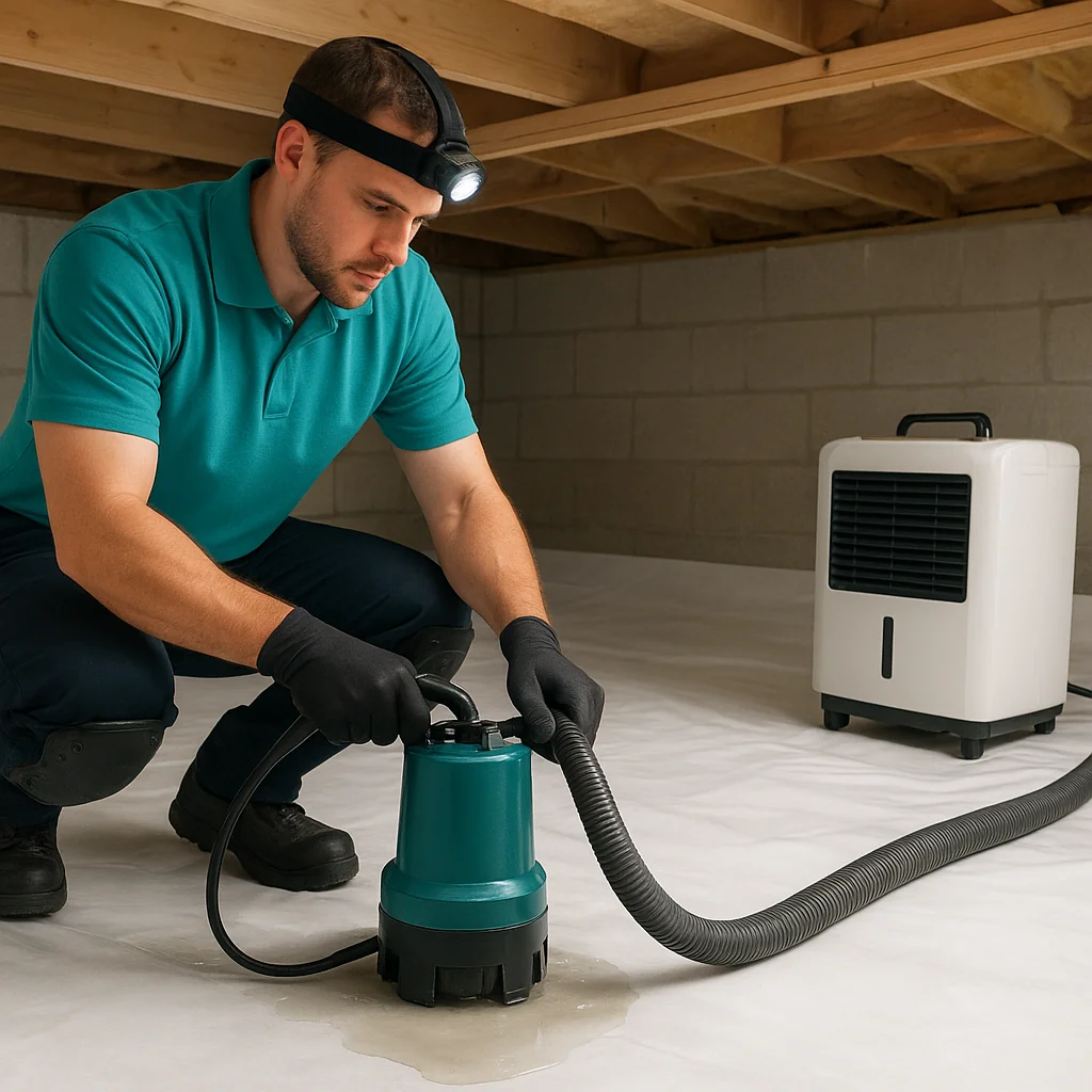 Water Extraction Dallas crawl space water removal services - Dallas